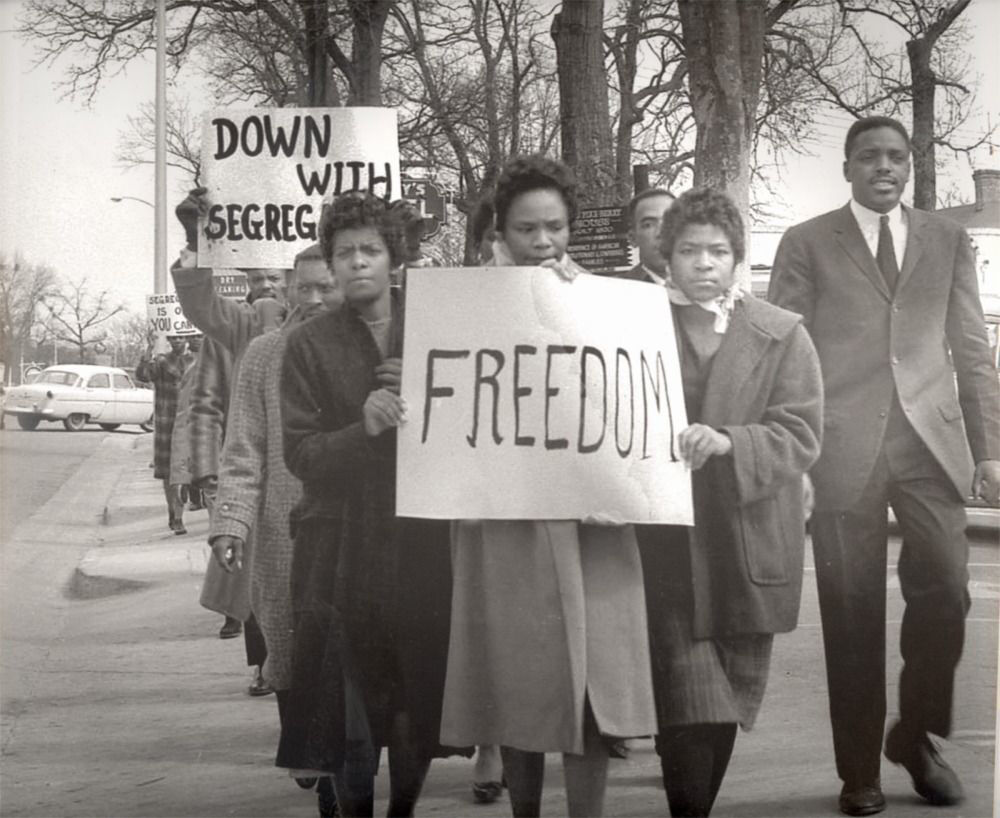 Freedom and Marchers Cecil Williams